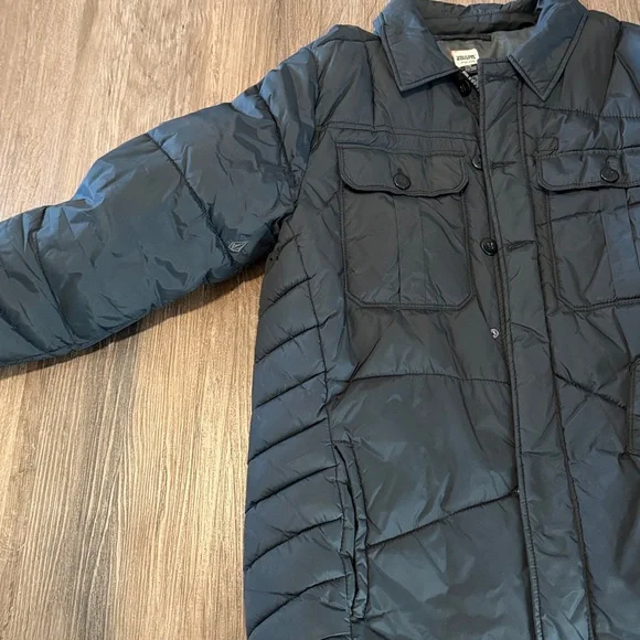 Volcom Men's Dark Gray Quilted Jacket - Picture 4 of 6
